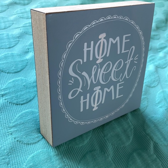 Phi Mu Home Sweet Home wooden box sign - Picture 3 of 4